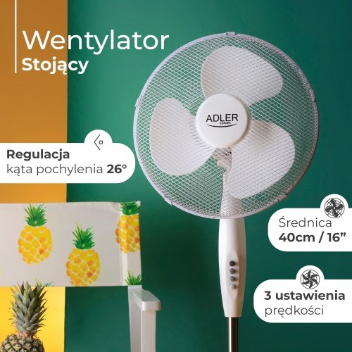 Ventilators uz statīva 40cm
