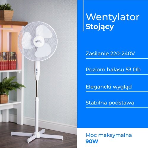 Ventilators uz statīva 40cm