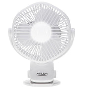 Uzlādējams ventilators 5”/12,7 cm ar klipsi