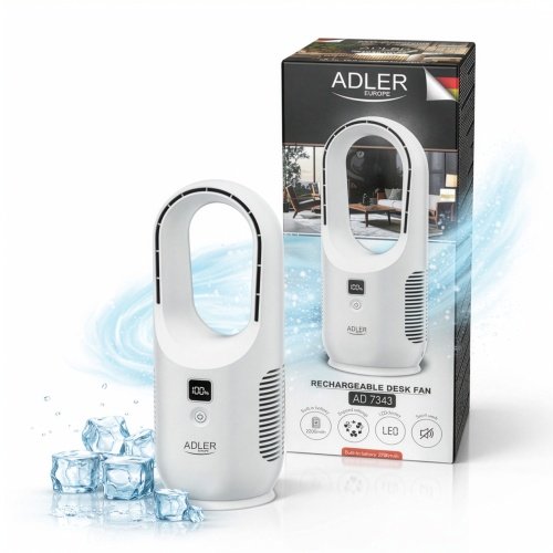 Adler uzlādējams ventilators Bladeless galda - USB