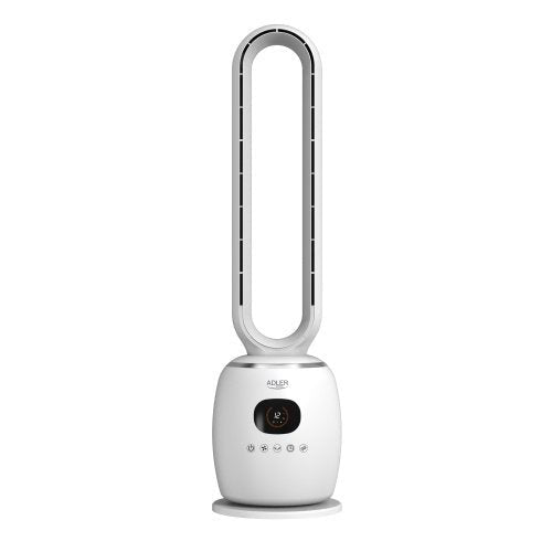 Torņa ventilators 86 cm ar tālvadības pulti, 60° svārstību, 3 Speeds, 3 režīmi, 1–12 Hour taimeris, LED displejs