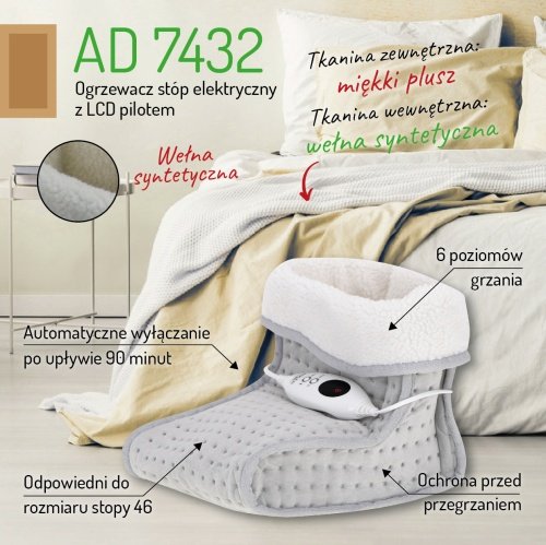 Kāju sildītājs ar LCD vadības pulti