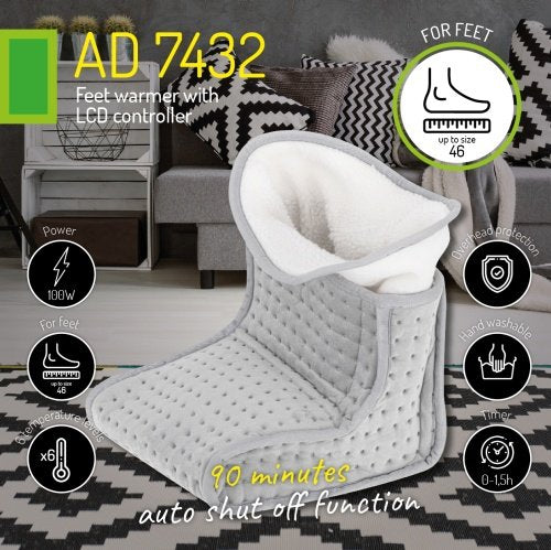 Kāju sildītājs ar LCD vadības pulti