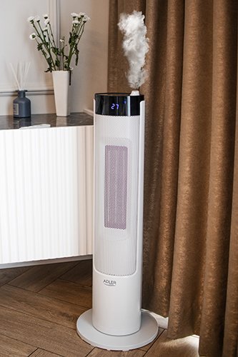 Tower ventilatora sildītājs LCD ar gaisa mitrinātājs 75cm / 29"
