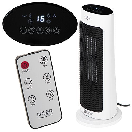 Tower ventilators keramikas sildītājs LED + taimeris