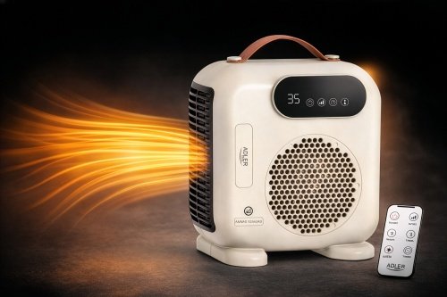 LED ventilatora sildītājs ar tālvadības pulti