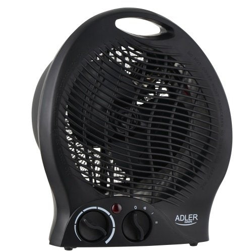 Ventilatoru sildītājs 2000 W, elektriskais sildītājs ar termostatu, 2 jaudas līmeņi, ventilatora funkcija