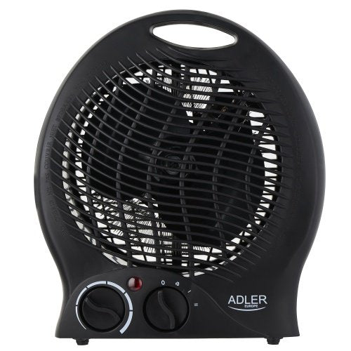 Ventilatoru sildītājs 2000 W, elektriskais sildītājs ar termostatu, 2 jaudas līmeņi, ventilatora funkcija