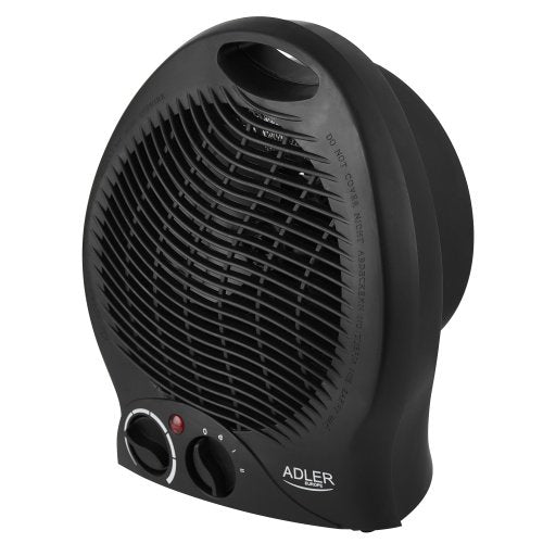 Ventilatoru sildītājs 2000 W, elektriskais sildītājs ar termostatu, 2 jaudas līmeņi, ventilatora funkcija