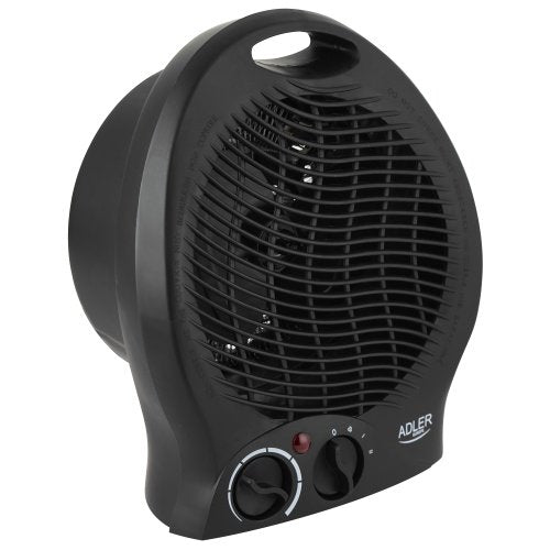Ventilatoru sildītājs 2000 W, elektriskais sildītājs ar termostatu, 2 jaudas līmeņi, ventilatora funkcija
