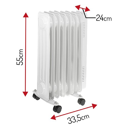 Eļļas radiators 7 ribas