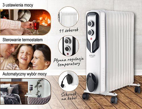 Eļļas radiators 11 ribas