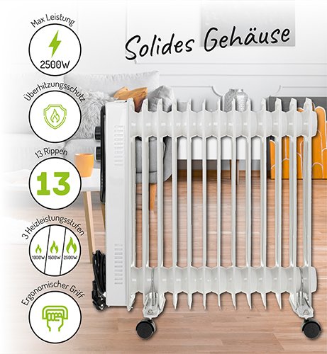 Eļļas radiators 13 ribas