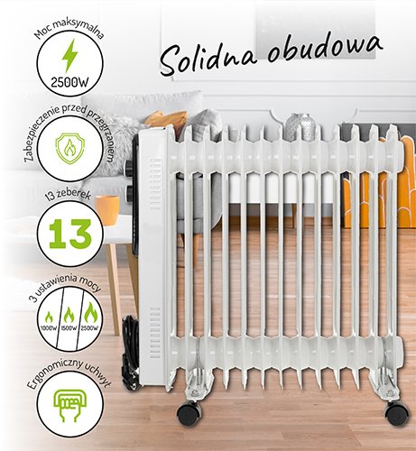 Eļļas radiators 13 ribas