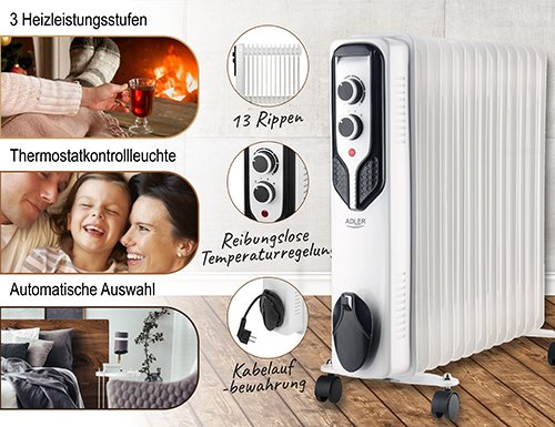 Eļļas radiators 13 ribas