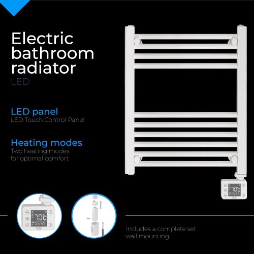 LED elektriskais vannas istabas sildītājs