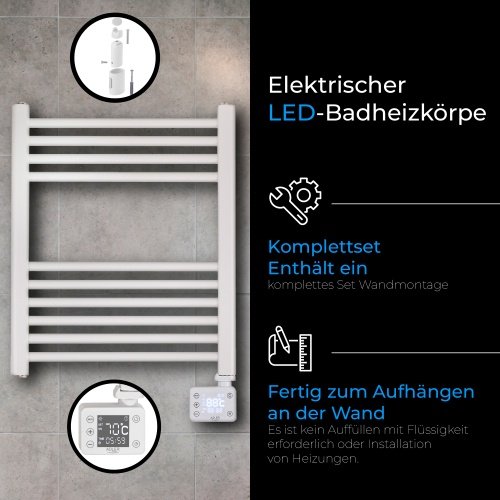 LED elektriskais vannas istabas sildītājs