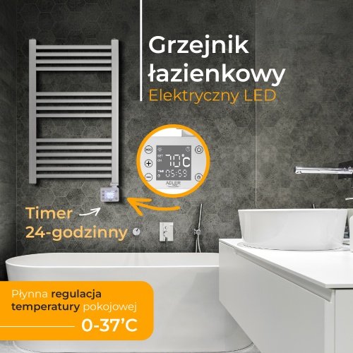 LED elektriskais vannas istabas sildītājs