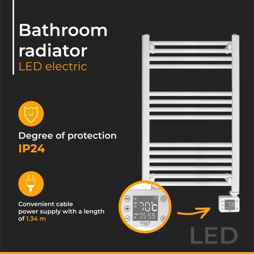 LED elektriskais vannas istabas sildītājs