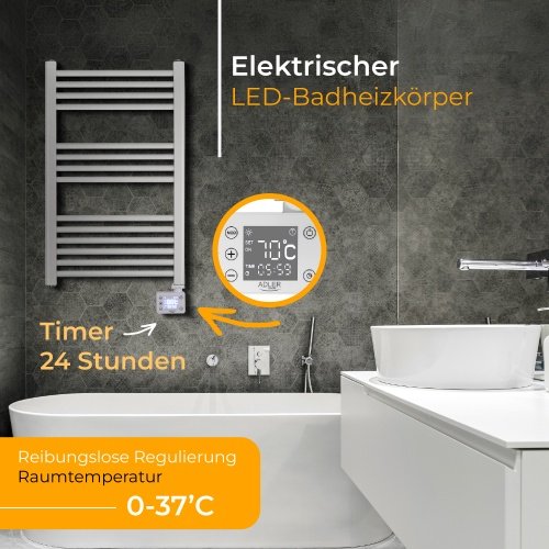 LED elektriskais vannas istabas sildītājs