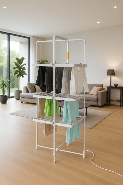 Salokāms elektriskais fēns | 300W | Compact un Space-Saving | IP22