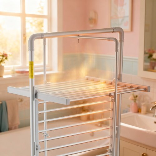 Salokāms elektriskais fēns | 300W | Compact un Space-Saving | IP22