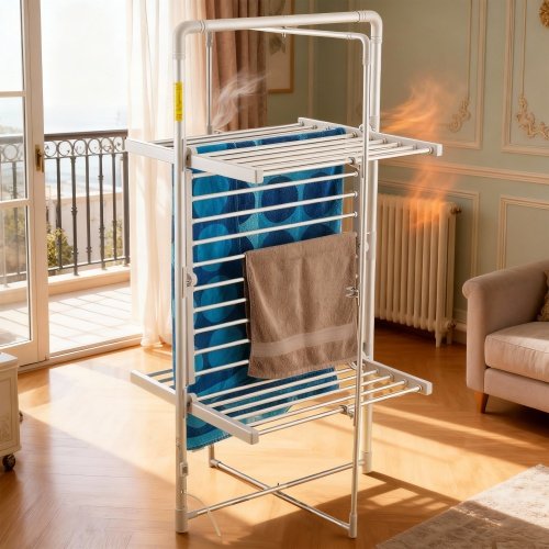 Salokāms elektriskais fēns | 300W | Compact un Space-Saving | IP22
