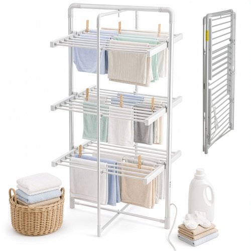 Salokāms elektriskais fēns | 300W | Compact un Space-Saving | IP22