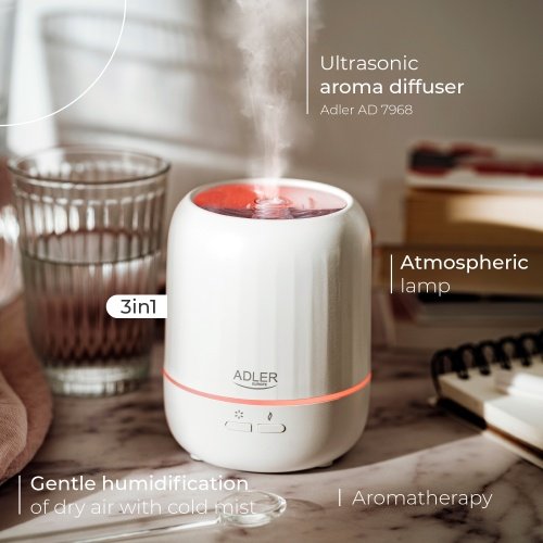 USB 3-in-1 ultraskaņas aromāta difuzors