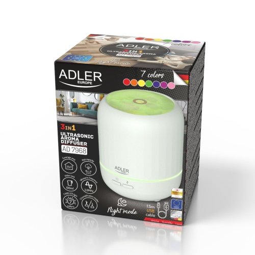 USB 3-in-1 ultraskaņas aromāta difuzors