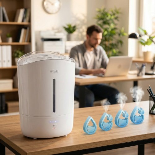 Ultrasonic gaisa mitrinātājs | 5L | Quiet Operation | skārienjūtīgs panelis | Auto Shut-Off