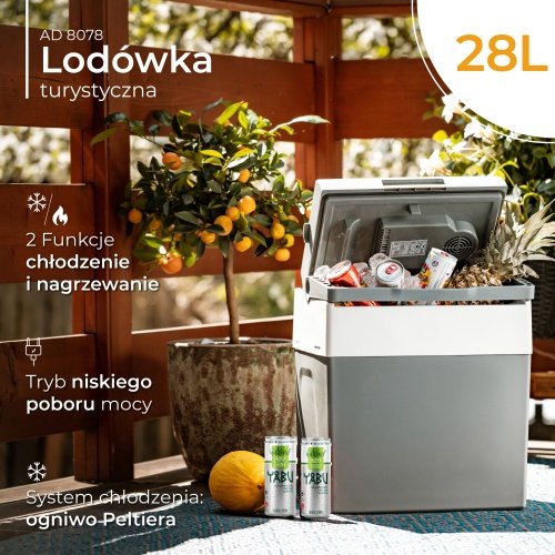Pārnēsājams dzesētājs, 28 l