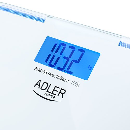 Vannas istabas svari - 180kg - ar zilu izgaismojumu