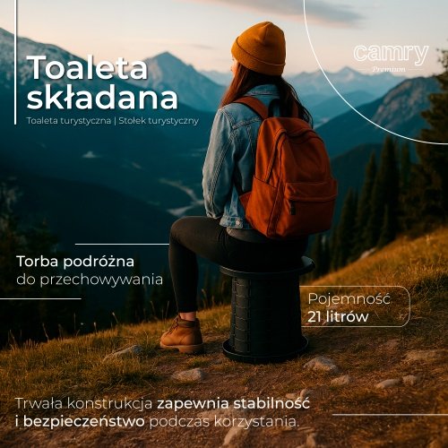 Salokāma ceļojuma tualete