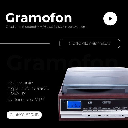 Plašu atskaņotājs ar Bluetooth/MP3/USB/SD/ierakstīšanas funkciju