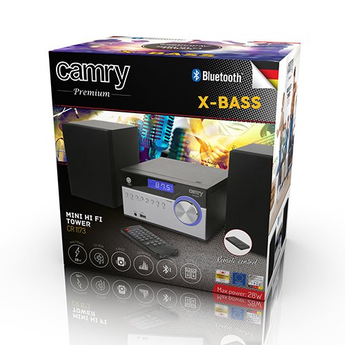 Mini Hi-Fi sistēma ar Bluetooth