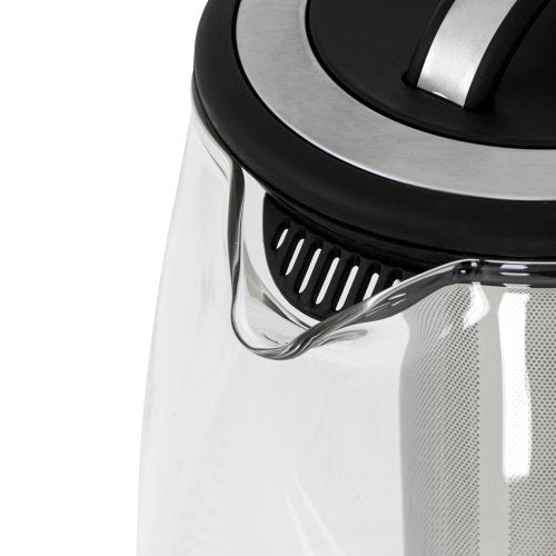Tējkanna stikla 2,0 l - ar temperatūras vadība un tea infuser