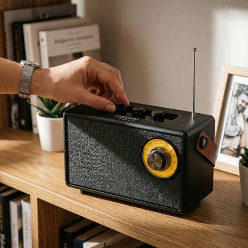 FM radio ar Bluetooth