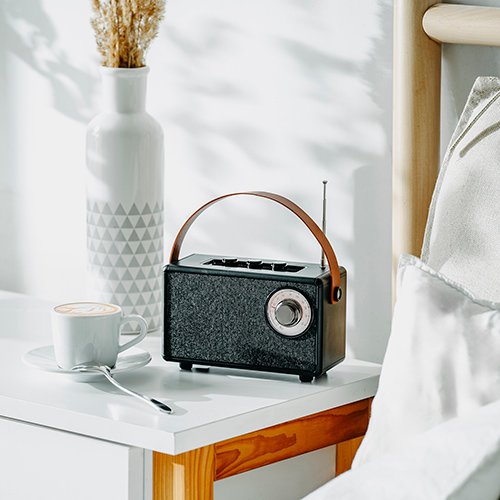 FM radio ar Bluetooth