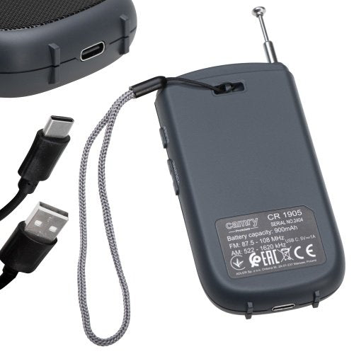 Pārnēsājams mini radio ar USB