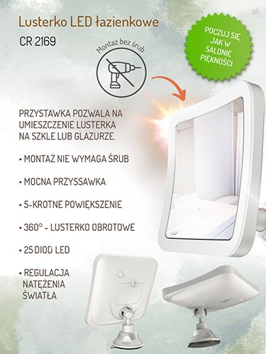 LED vannas istabas spogulis