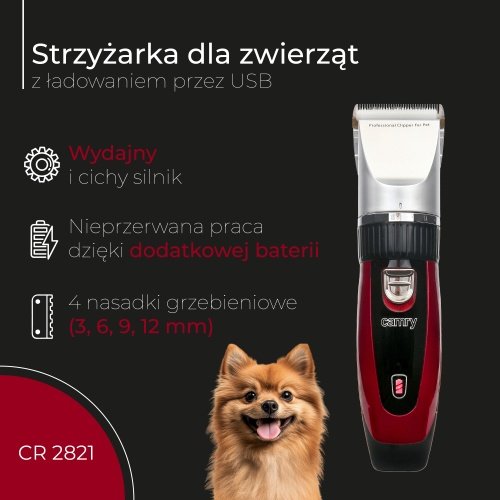 Camry matu griezējs mājdzīvniekiem - USB