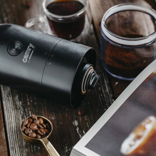 Bezvadu USB elektriskais kafijas dzirnaviņas