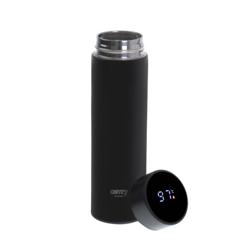 Termoskanna ar LED apgaismojumu, 473 ml, melna