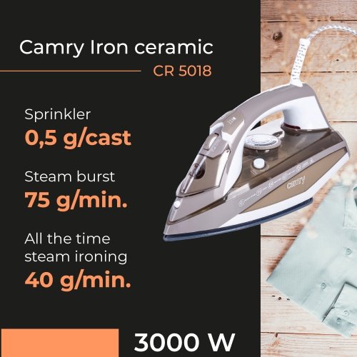 Camry gludeklis keramikas 3000 W
