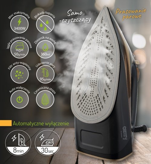 Tvaika gludeklis 3400W