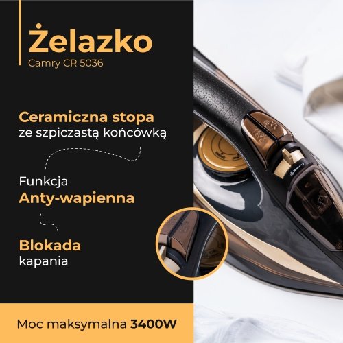 Tvaika gludeklis 3400W