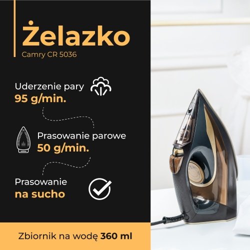 Tvaika gludeklis 3400W