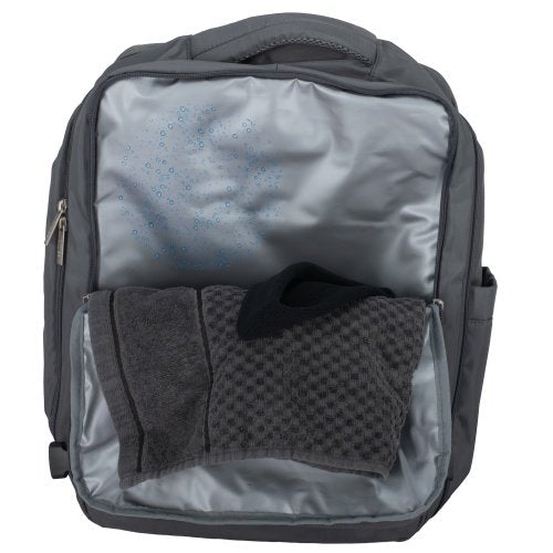 Rokas bagāžas mugursoma 40x20x30 cm, 24 l mugursoma darījumiem un ceļojumiem, 3 nodalījumi, 11 kabatas, piemērota 17 collu klēpjdatoram