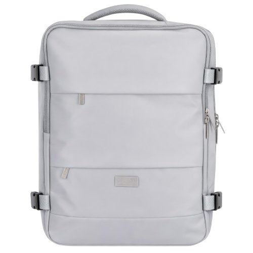 Rokas bagāžas mugursoma 40x20x30 cm, 24 l mugursoma darījumiem un ceļojumiem, 3 nodalījumi, 11 kabatas, piemērota 17 collu klēpjdatoram